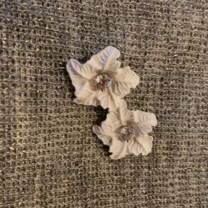 Vintage earring jackets with cz studs